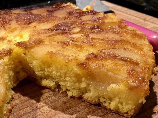 Upside down appelcake