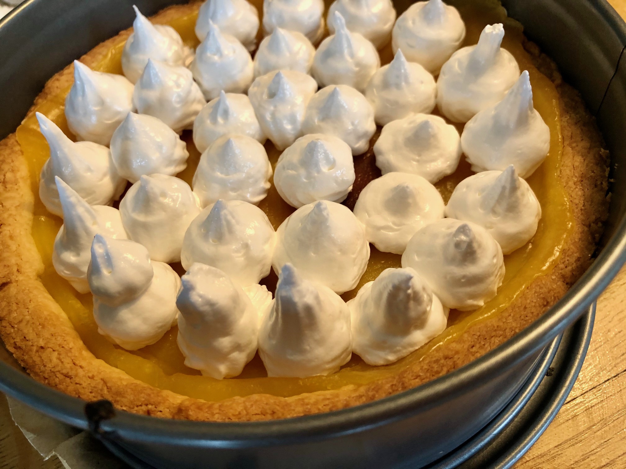 Citroen meringue taart