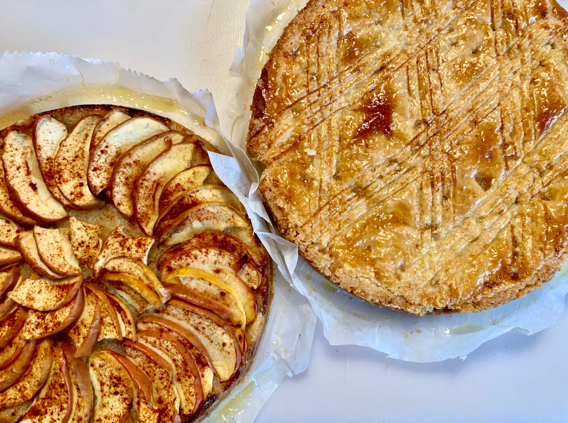 Boterkoek en Marleens boterkoek met gember